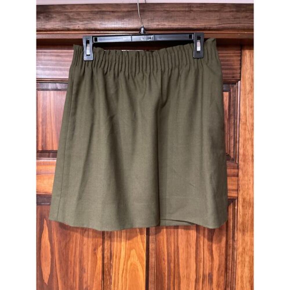 J.Crew Sidewalk skirt olive green size 8